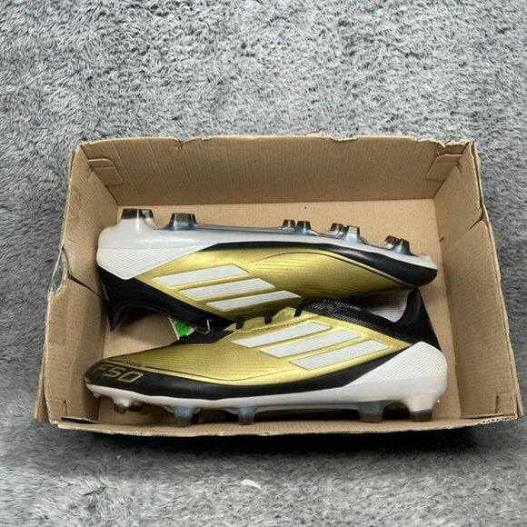 Adidas F50 Pro Messi FG Soccer Cleats Size 13 Men Black Gold JI2502 - Picture 8 of 9